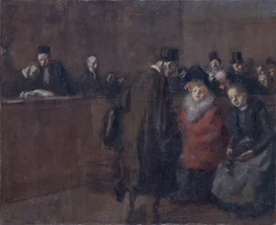 'The Law Court Scene de tribunal', 1910