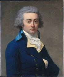 Fransk: Portrett av Marie-Jean Hérault de Séchelles (1759-1794) Portrett av Marie-Jean Hérault de Séchelles