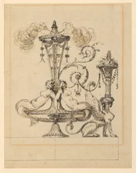 Design for en dekorativ arabesk