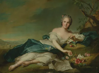 Portrett av Henrietta i Flora, 1742