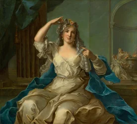 Portrett av en dame som vestalinne, 1759