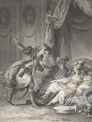 Mens de var der, kommer onkelen, ca. 1778.