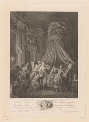 Jonge vrouw naar haar bed getild Le Couché de la Mariée (title on object)   1358041   no       norwegian Successfully Translated  Original: Trafalgar Square, Westminster, London, 1828 Translat: Trafalgar Square, Westminster, London, 1828 1148266 no norwegi