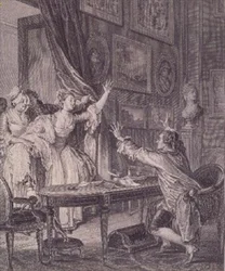 Det er en gutt, gravert av P.C. Baquoy (1759–1829)