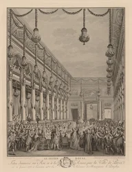 Den kongelige festen på Hôtel de Ville, 21. januar 1782.