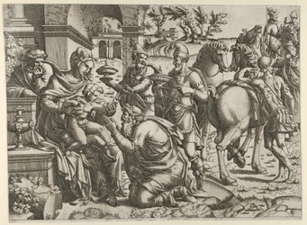 Tilbedelse av magi, ca. 1545.