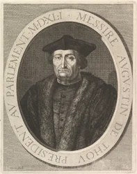 Augustin de Thou, president i parlamentet.