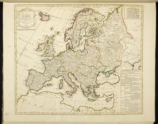 Kart over Europa