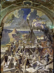 Fresco av Jean Paul Laurens