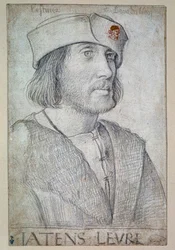 Portrett av Philippe de la Platiere (1465-1499), fogd og kaptein i Nantes med kallenavnet 