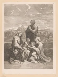 Hellig familie med Elizabeth og døperen Johannes