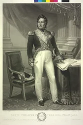 Kongen av Frankrike, Louis Philipp (akvatint)