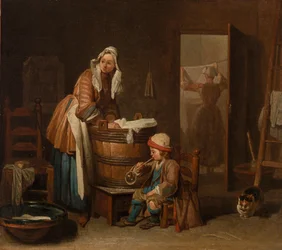 Kvinne som vasker (The Washerwoman)