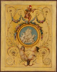 Dørpanel fra Cabinet Turc of Comte d