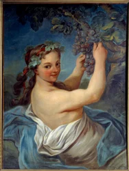 Bacchante-maleri av Jean Simon Berthelemy (1743-1811) Laon fra 1800-tallet, Musee des Beaux Arts