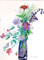 Jerrys vase, 2010 (akvarell og blekk på papir)