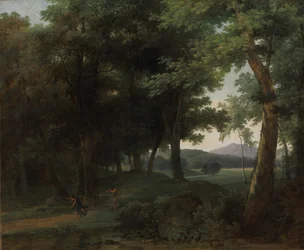 En skog med Apollo og Daphne, 1810