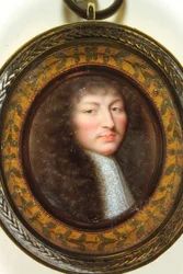 Ludvig XIV, konge av Frankrike (emalje)