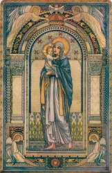 'Madonna og barn', c1918