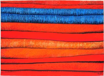 Marokkanske stoffer 3, 2013 (gouache på papir)