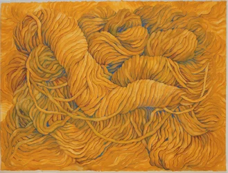 Ullokergul, 2013 (gouache på papir)