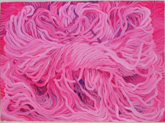 Ullrosa, 2013 (gouache på papir)