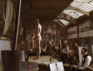 Bouguereaus Atelier ved Académie Julian, Paris
