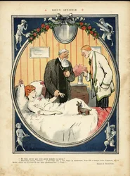 Illustrasjon av Jehan Testevuide (1873-1924) i Le Lire, nr. 375, 09/04/10 - Bedre følsom - Medisinsk