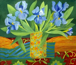 Iris, 2014 (akryl på lerret)