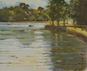 Salcombe Creek II (olje på lerret)