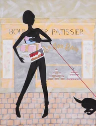 Boulangier Patissier, 2009 (akryl på lerret)