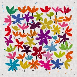 Si det med blomster, 2022 (blandet media)