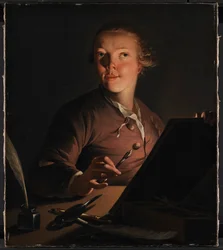 Selvportrett av Candlelight