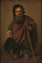 Den romerske dvergen Francesco Ravai, kalt Bajocco