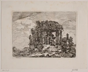 Ruinene av et mausoleum