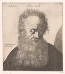 Portrett av Diogenes av Sinope Diogenes (tittel på objekt) Byster av filosofer og konger (serietittel)