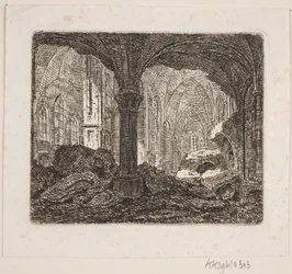 Interiør fra samme Ruin 1806