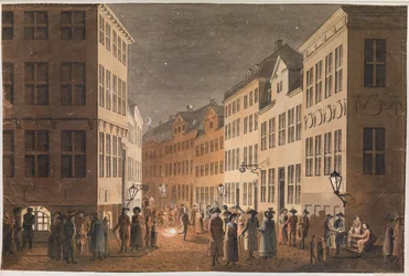 Del av Østergade sett fra Kongens Nytorv.