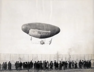 Francois luftskip på flukt fra Department of Transportation på verdensutstillingen 1904