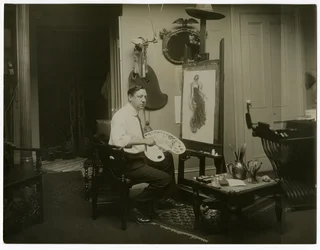 Harrison Fisher, ca. 1905-11 (foto av gelatinsølv)