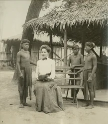 Igorroter sangtimer. [Filippinsk reservasjon ved Institutt for antropologi på verdensutstillingen 1904]