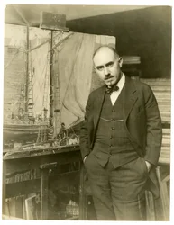 Jonas Lie, kunstner, 1905