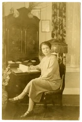 Dommer Jean Norris fra New York, ca. 1926 (foto av gelatinsølv)