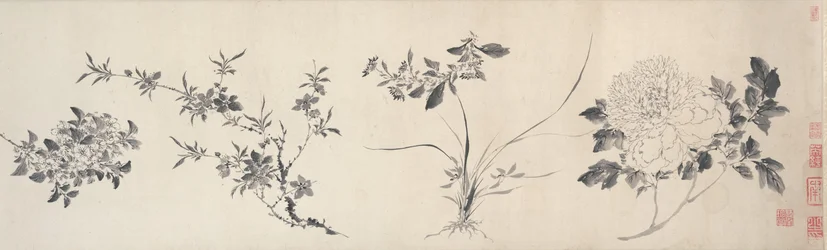 Blomster fra de fire årstidene, Ming-dynastiet