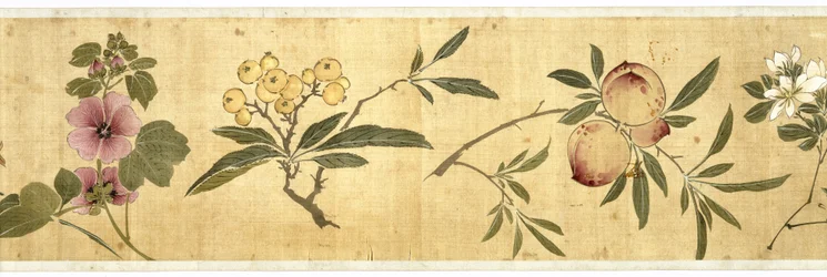 Hundre blomster, 1929 (farge på silke)