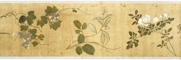 One Hundred Flowers, tidlig på 1600-tallet (malt silke) (detalj: se også 207347-58)