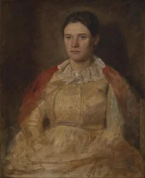 Agnete Skovgaard, født Lange, kunstnerens kone
