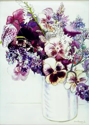 Vårblomster med Fritillaria 2005 (vannfarge)