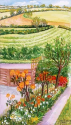 The Cottage Garden and view beyond,2000.