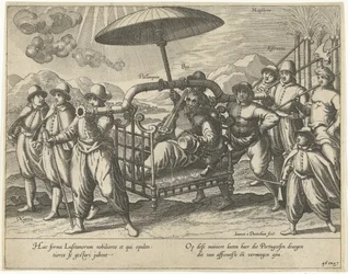 Portugisisk i en sedanstol